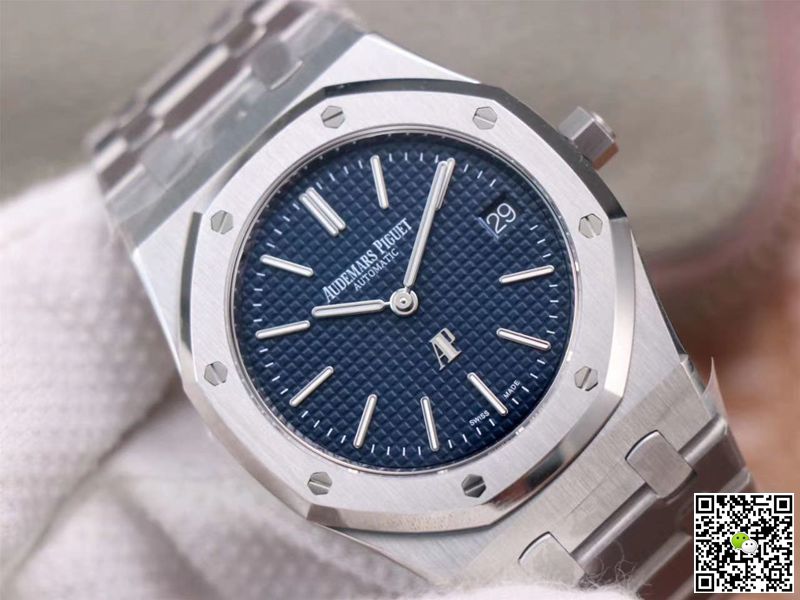 Replica Audemars P1g*et Royal Oak 15202ST.OO.1240ST.01 1:1 Best Edition ZF Factory Blue Dial Swiss ETA2121