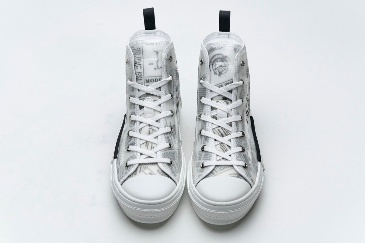 Converse Dupes D10r B23 Oblique Transparency High H565 White Black