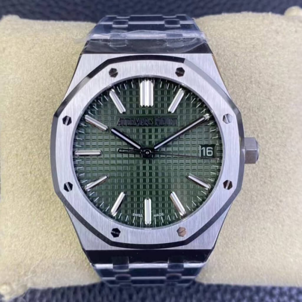 Replica Audemars P1g*et Royal Oak 15510ST.OO.1320ST.04 1:1 Best Edition ZF Factory Green Dial