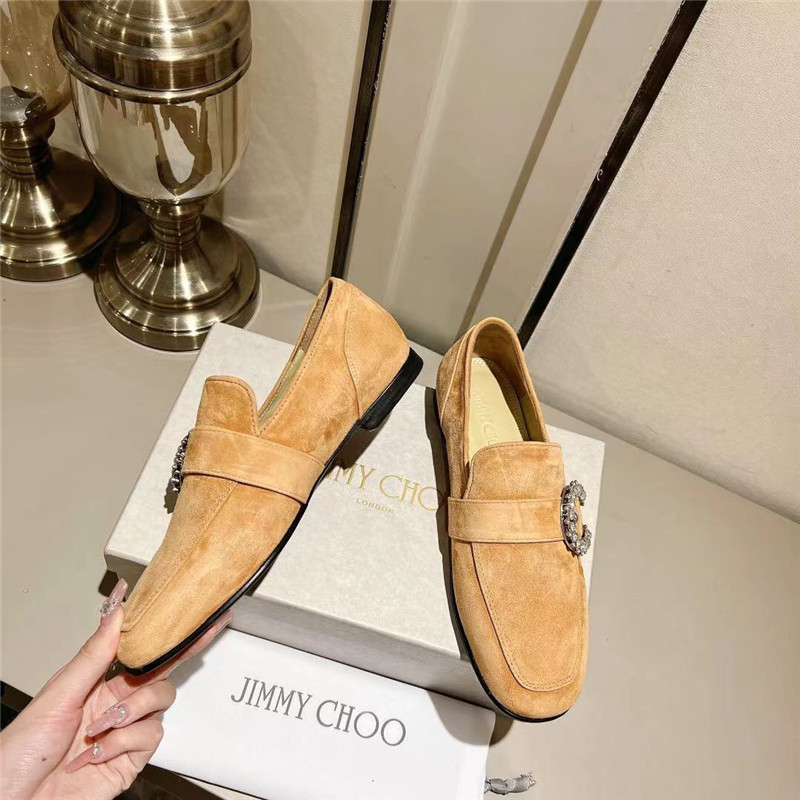 J1m*y Ch00 Deanna Low Heel Loafers