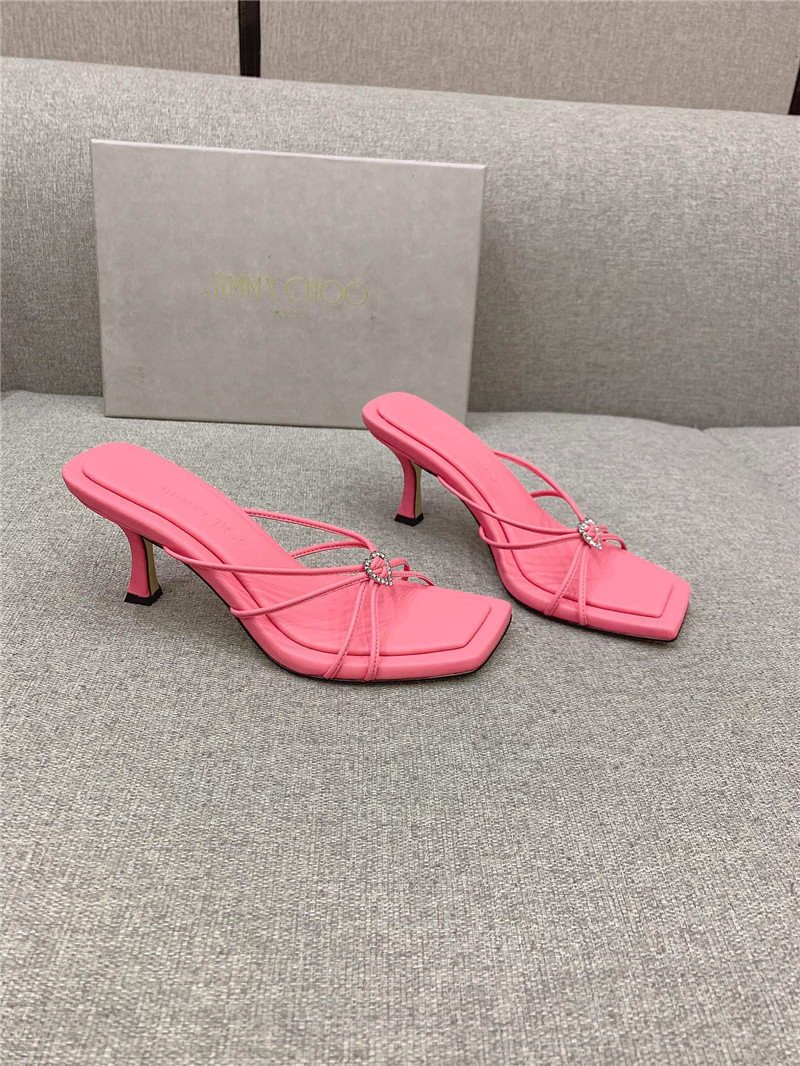 J1m*y Ch00 Heeled Slides