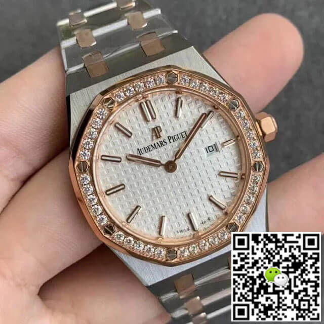 Replica Audemars P1g*et Royal Oak 67651SR.ZZ.1261SR.01 1:1 Best Edition JF Factory Silver Dial
