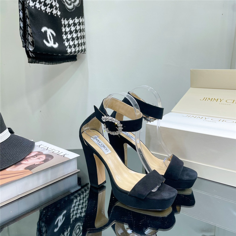 J1m*y Ch00 block heel sandals