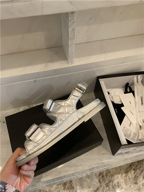Ch**el flat beach shoes sandals