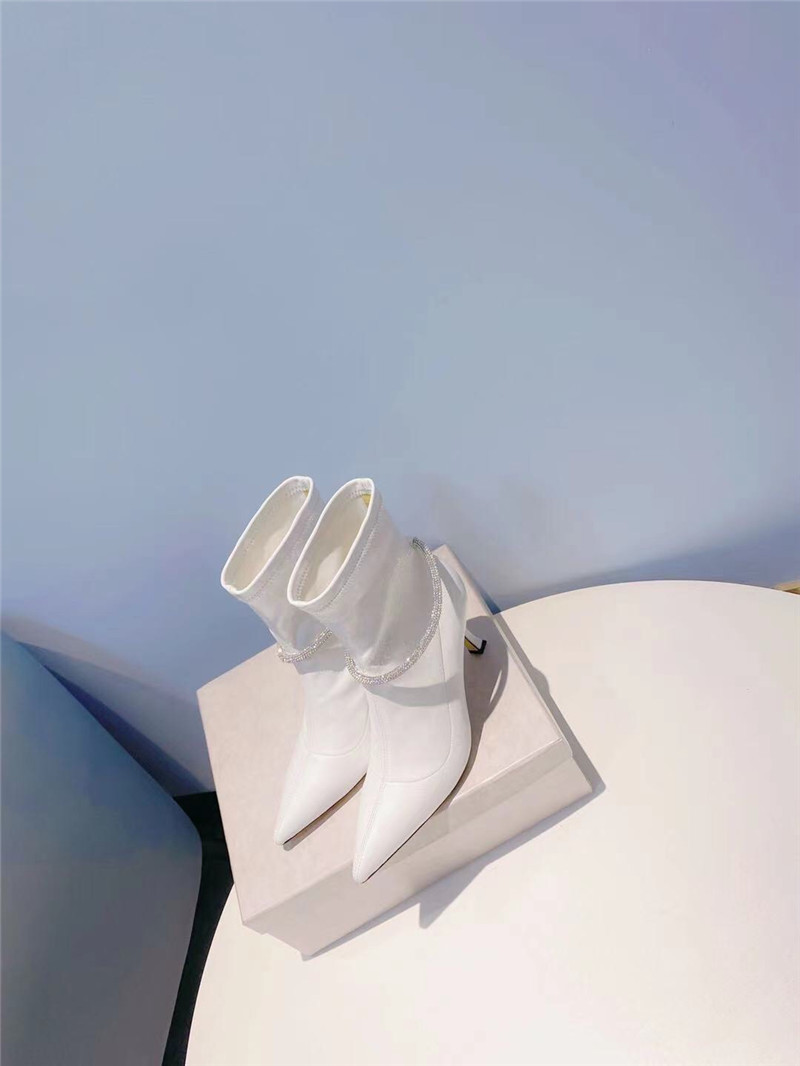 J1m*y Ch00 high heel stretch boots