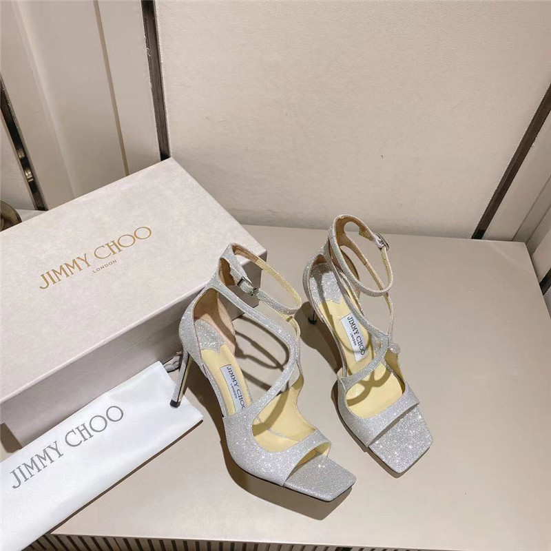 J1m*y Ch00 Paris window custom high heels