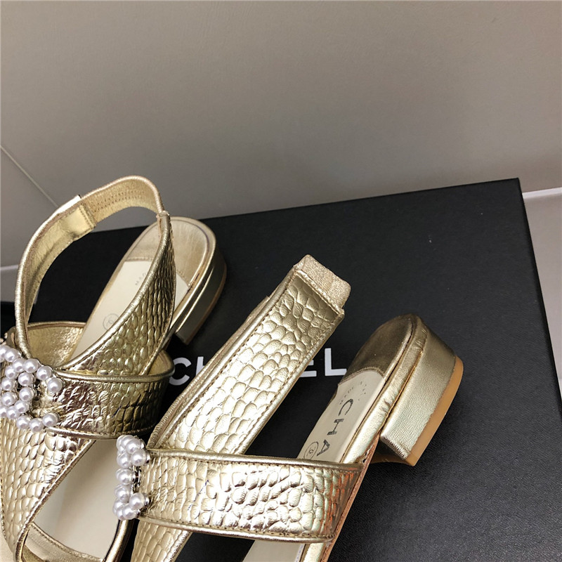 Ch**el flat sandals