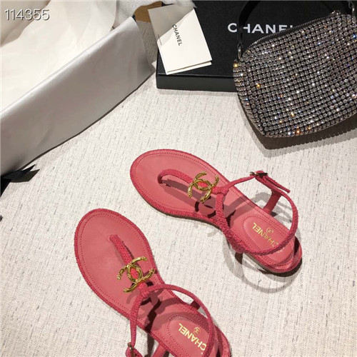 Ch**el flat sandals