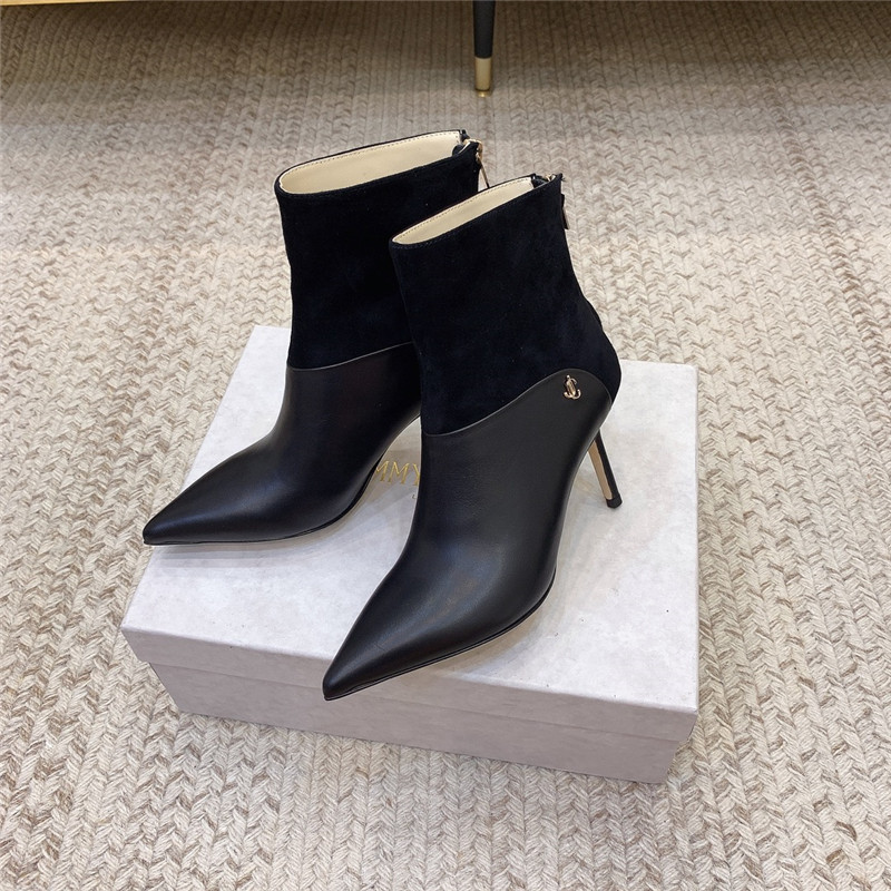 J1m*y Ch00 classic stiletto heeled ankle boots