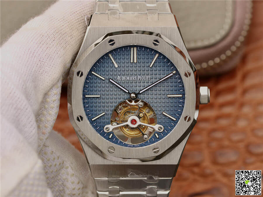 Replica Audemars P1g*et Royal Oak Tourbillon 26510IP.OO.1220IP.01 1:1 Best Edition R8 Factory Blue Gradient Dial