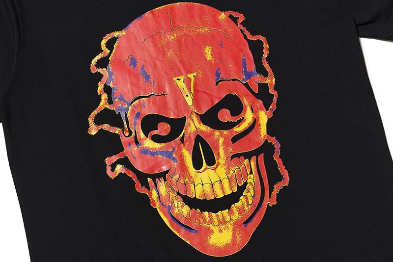 Vlone Flame Skull Tee