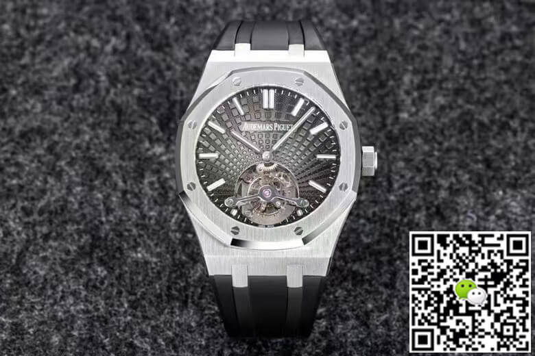 Replica Audemars P1g*et Royal Oak Tourbillon 1:1 Best Edition R8 Factory V3 Black Strap