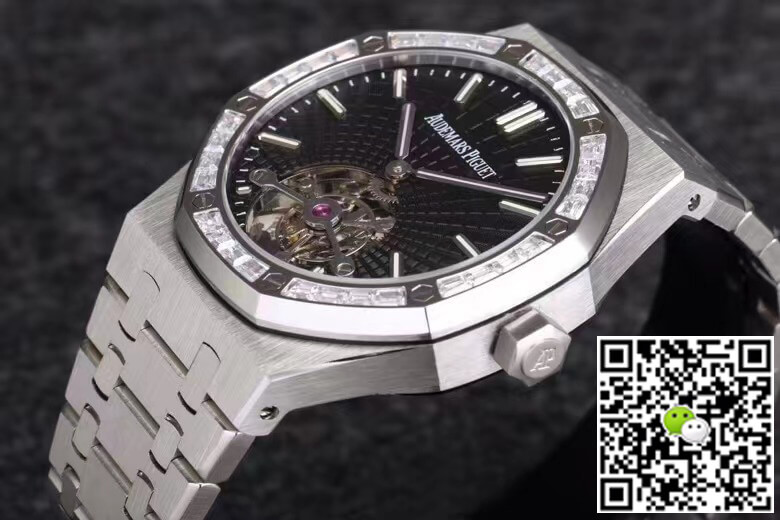 Replica Audemars P1g*et Royal Oak Tourbillon 26521BC.ZZ.1220BC.01 1:1 Best Edition R8 Factory Black Dial