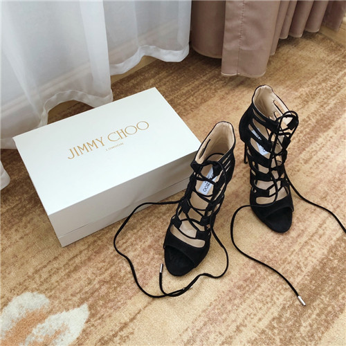 J1m*y Ch00 high heel short boots sandals
