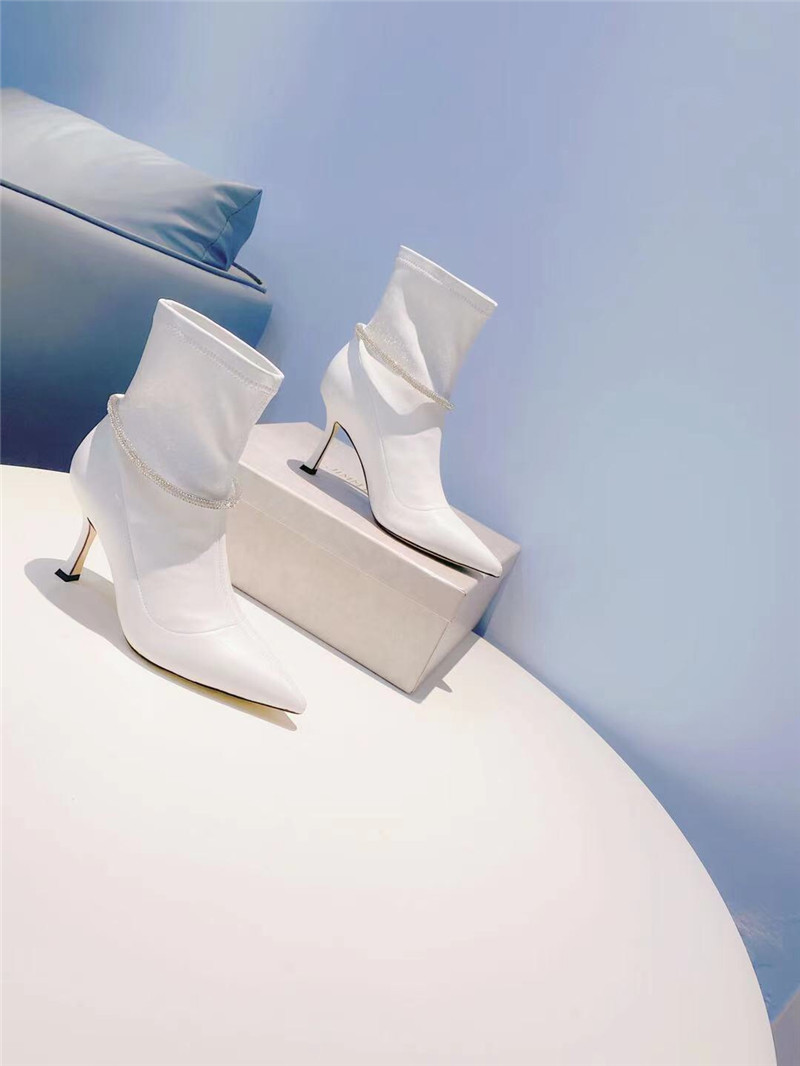 J1m*y Ch00 high heel stretch boots