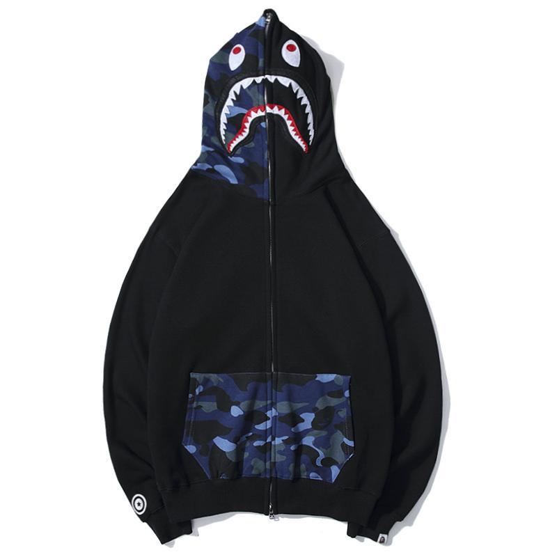 BAPE Color Camo NW20 Full Zip Shark Hoodie