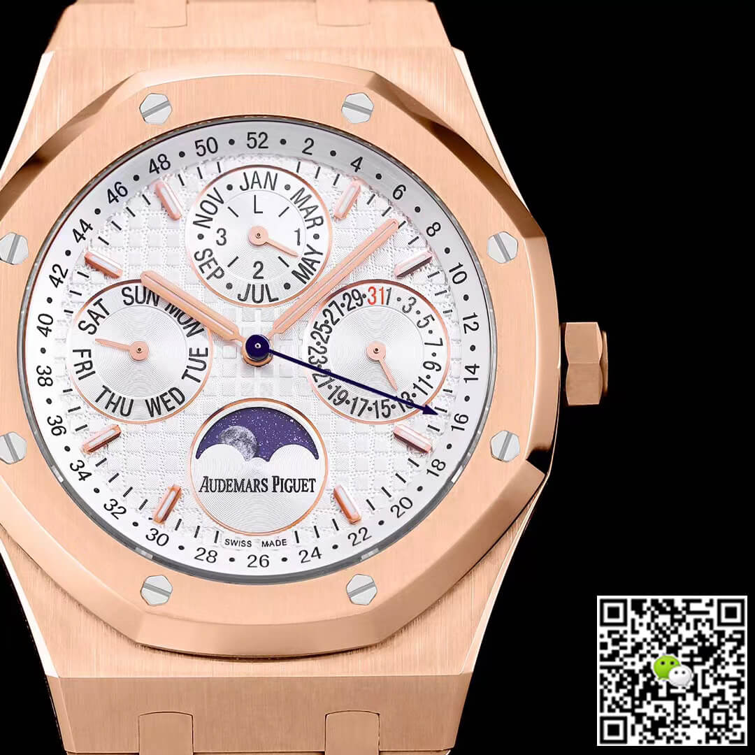 Replica Audemars P1g*et Royal Oak 26574OR.OO.1220OR.01 1:1 Best Edition APS Factory White Dial