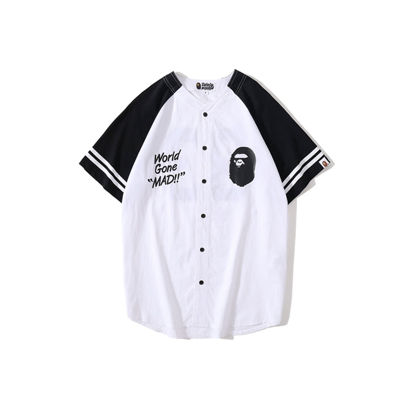Bape Ape Head Baseball T Shirt 6663