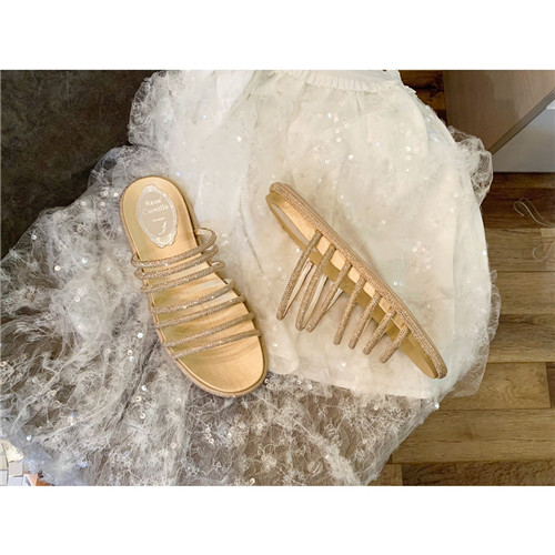 rene caovilla rome slippers sandals