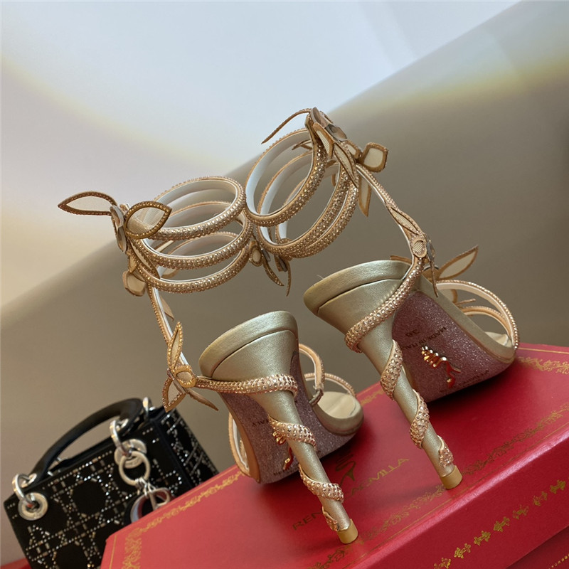 rene caovilla butterfly strappy sandals