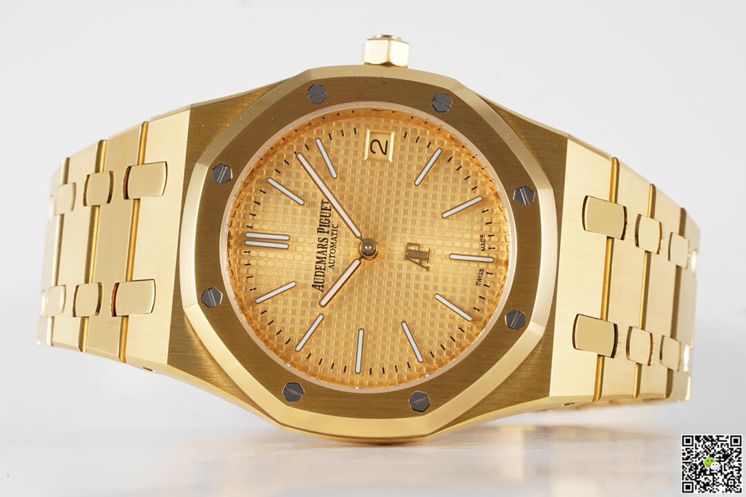 Replica Audemars P1g*et Royal Oak 15202BA.OO.1240BA.02 1:1 Best Edition KZ Factory Yellow Gold