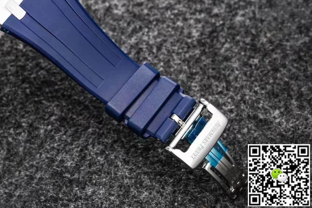 Replica Audemars P1g*et Royal Oak Tourbillon 1:1 Best Edition R8 Factory V3 Blue Rubber Strap
