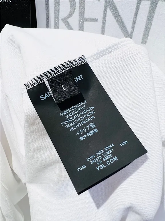2022fw Sa1nt Lau*nt T Shirt