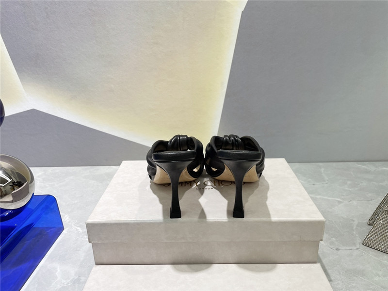 J1m*y Ch00 bow heels dupe square toe bow sandals
