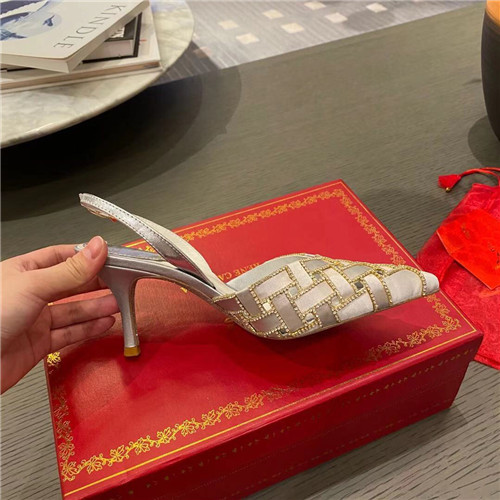 rene caovilla heel sandals