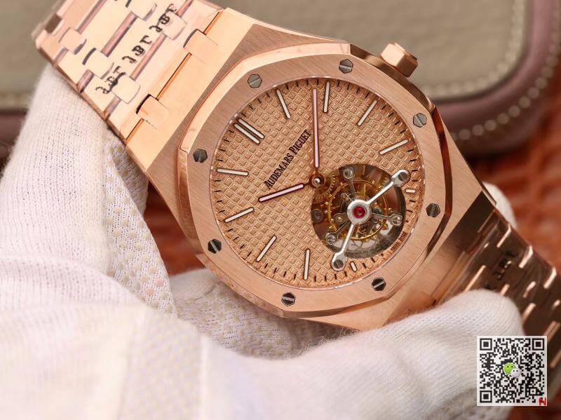 Replica Audemars P1g*et Royal Oak Tourbillon 26510OR.OO.1220OR.02 R8 Factory 1:1 Best Edition Swiss ETA2924