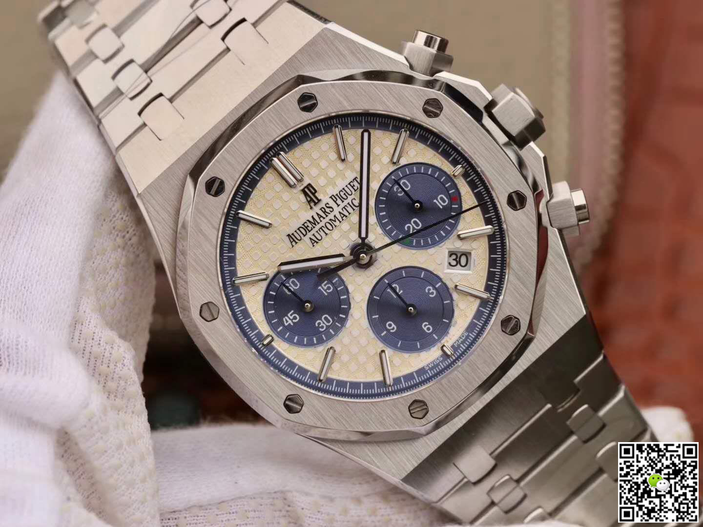 Replica Audemars P1g*et Royal Oak OM Factory Men Watches 1:1 Best Edition Swiss ETA7750 White Dial