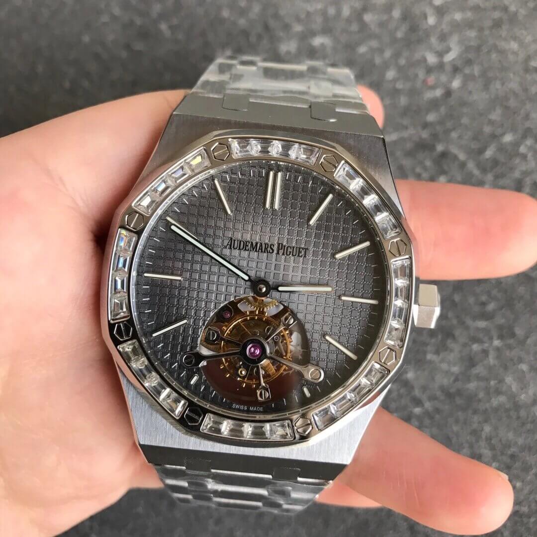 Replica Audemars P1g*et Royal Oak Tourbillon 26516PT.ZZ.1220PT.01 1:1 Best Edition R8 Factory D1am0nd