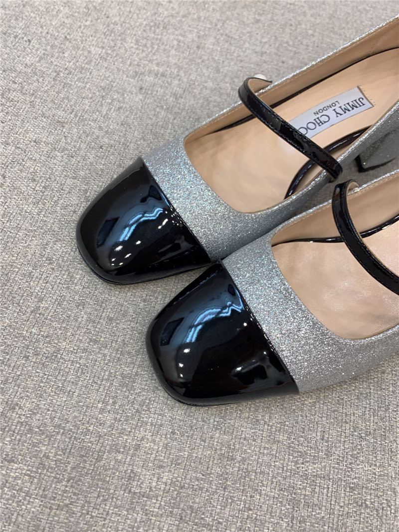 J1m*y Ch00 New Thick Heel Mary Jane Shoes
