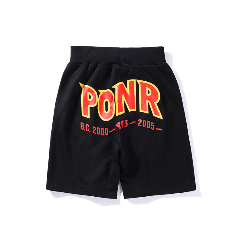 BAPE APE Shorts Shark Black Pants HDCP8676