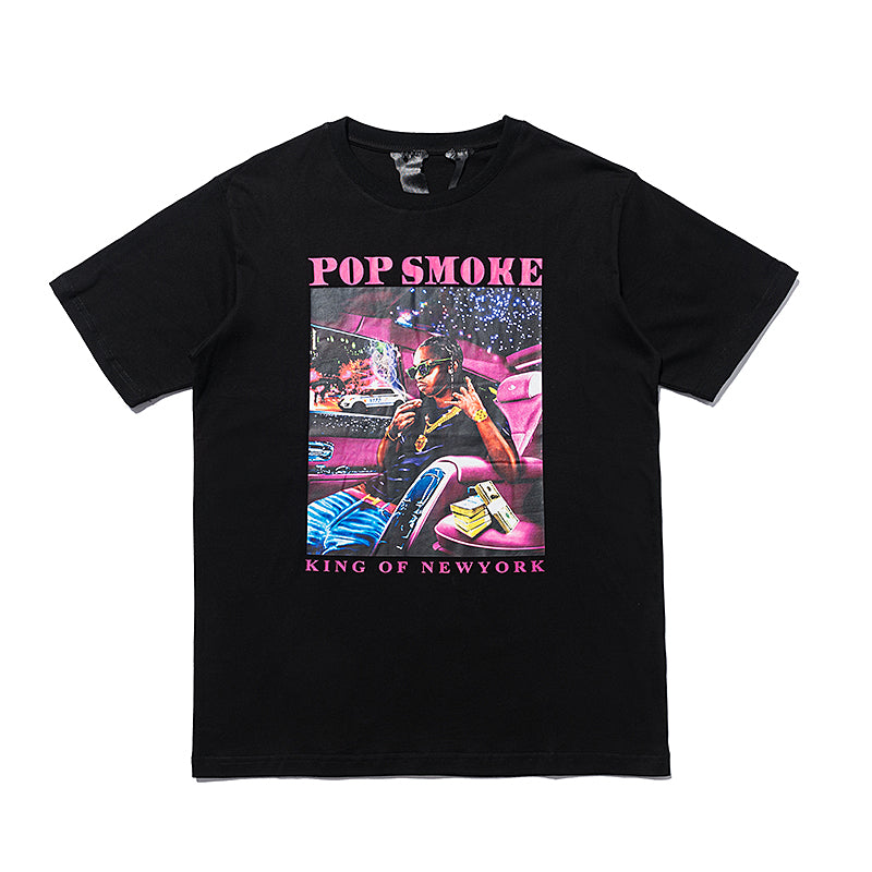 Replica Vlone x POP SMOKE King Of New York Tee S-3XL