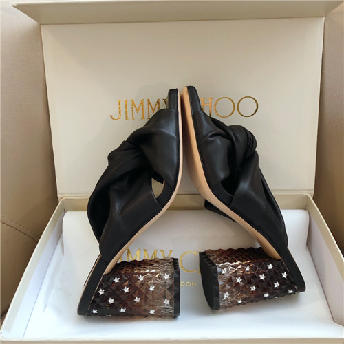 J1m*y Ch00 block heels slippers