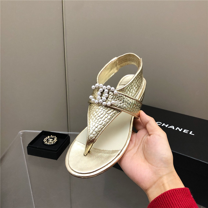 Ch**el flat sandals