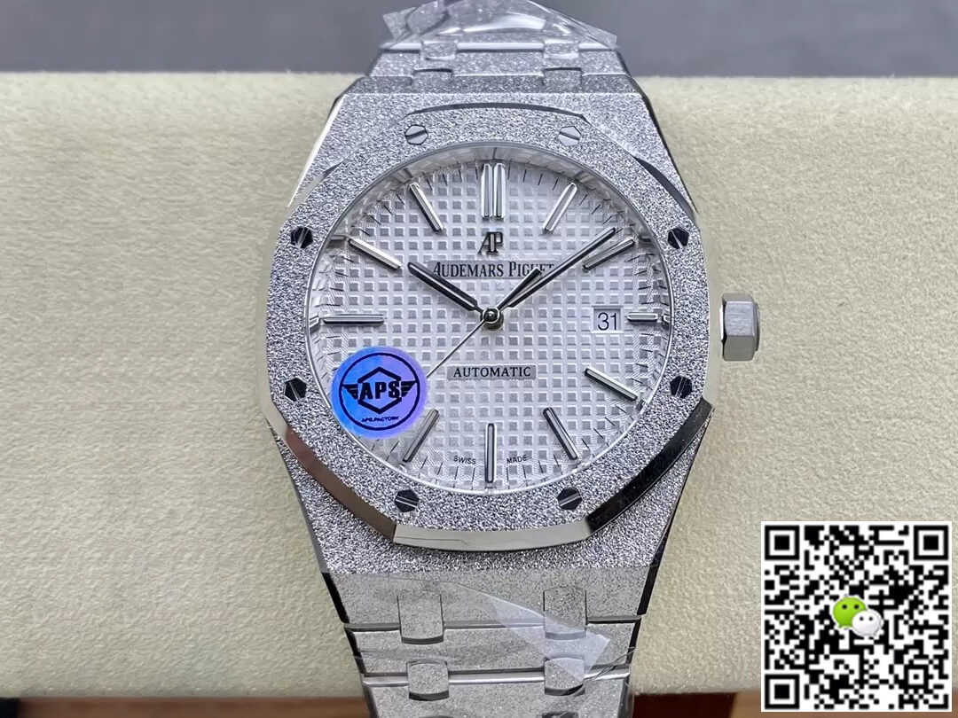 Replica Audemars P1g*et Royal Oak 15410 1:1 Best Edition APS Factory White Dial