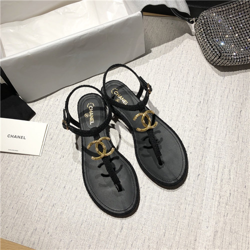 Ch**el flat sandals