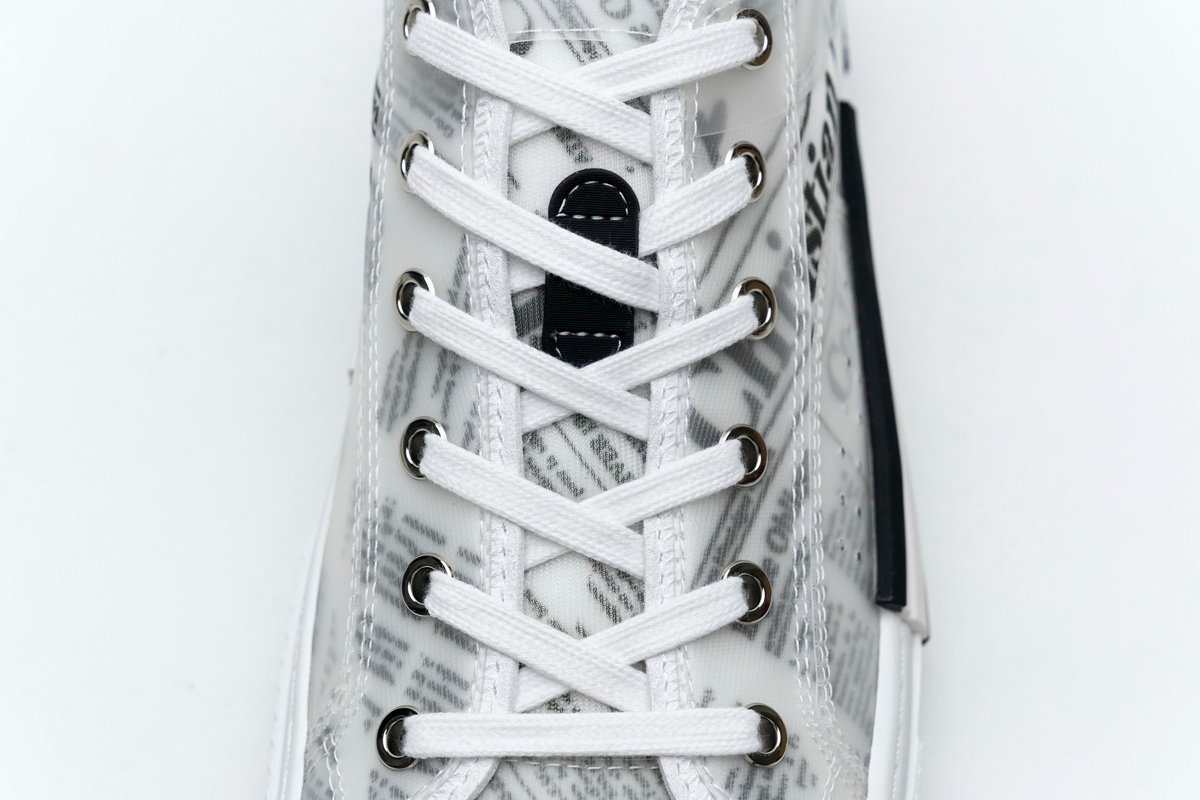 Converse Dupes D10r B23 Oblique Transparency Low H565 White Black