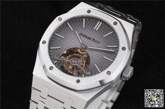 Replica Audemars P1g*et Royal Oak Tourbillon 26510PT.OO.1220PT.01 1:1 Best Edition R8 Factory Dark Grey Dial
