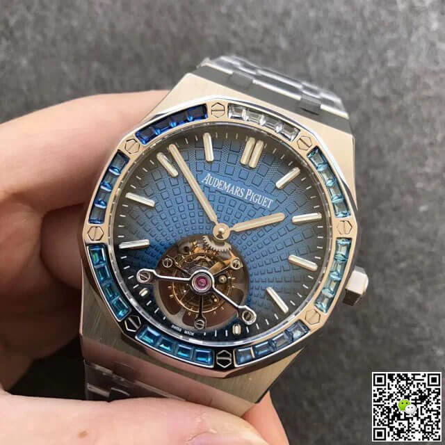 Replica Audemars P1g*et Royal Oak Tourbillon 26521PT.YY.1220PT.01 1:1 Best Edition R8 Factory D1am0nd Bezel
