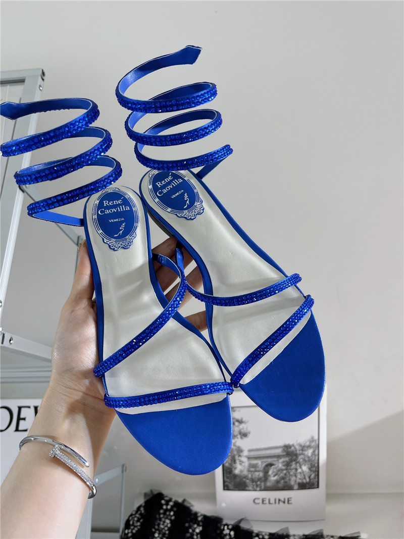 rene caovilla cleo flat sandals