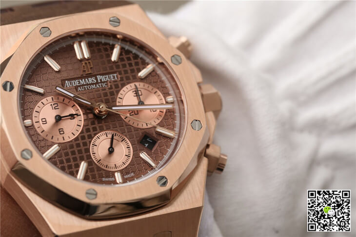 Replica Audemars P1g*et Royal Oak Chronograph 26331OR.OO.D821CR.01 1:1 Best Edition OM Factory Rose Gold