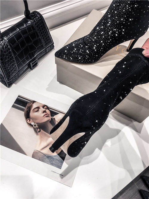 J1m*y Ch00 heel ankle boots