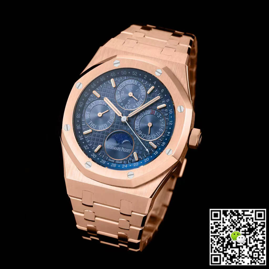 Replica Audemars P1g*et Royal Oak 26574OR.OO.1220OR.03 1:1 Best Edition APS Factory Blue Dial