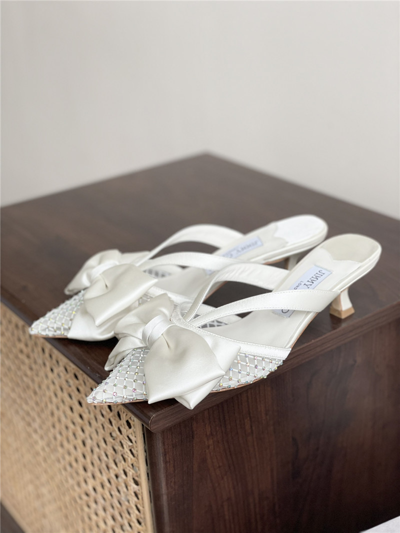 J1m*y Ch00 bow heels dupe bow-embellished sandals