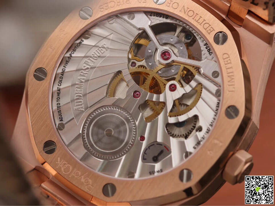 Replica Audemars P1g*et Royal Oak Tourbillon 26522OR.OO.1220OR.01 1:1 Best Edition JF Factory Blue Dial