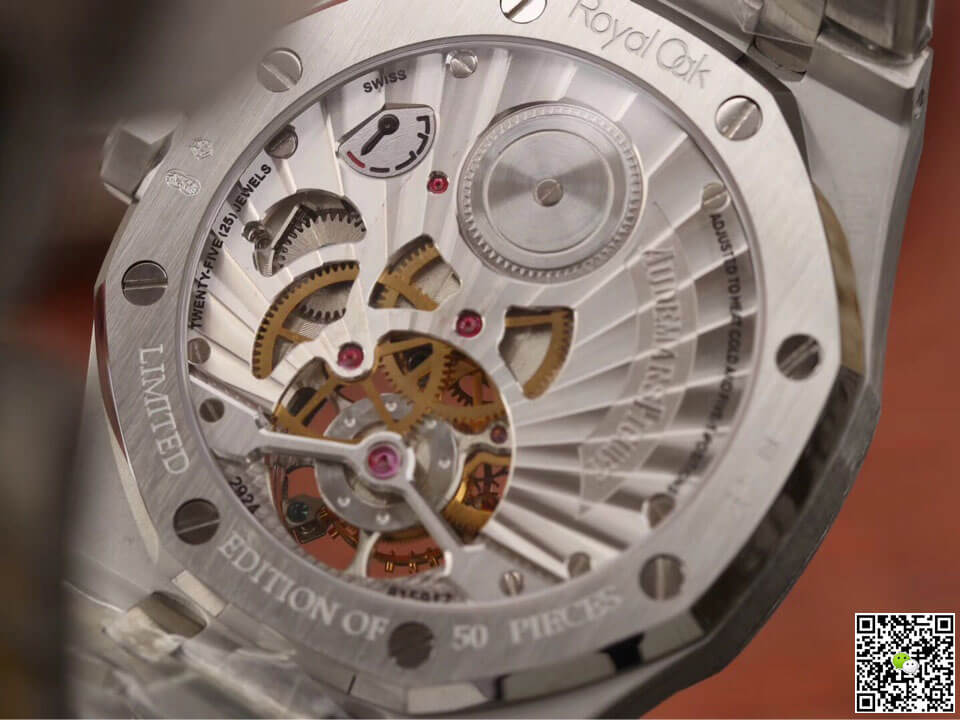 Replica Audemars P1g*et Royal Oak Tourbillon 26522TI.OO.1220TI.01 1:1 Best Edition JF Factory Smoky Blue Dial