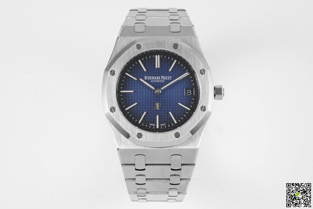 Replica Audemars P1g*et Royal Oak 15202IP.OO.1240IP.01 1:1 Best Edition KZ Factory Smoky Blue Dial